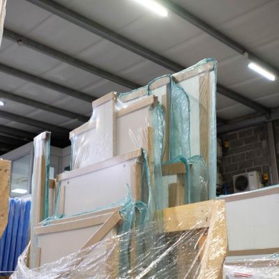 stockage calage carton film plastique